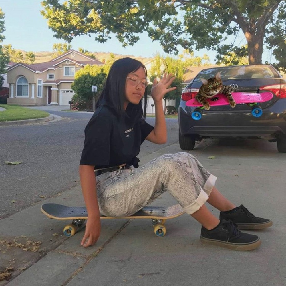 Zara snake print jeans